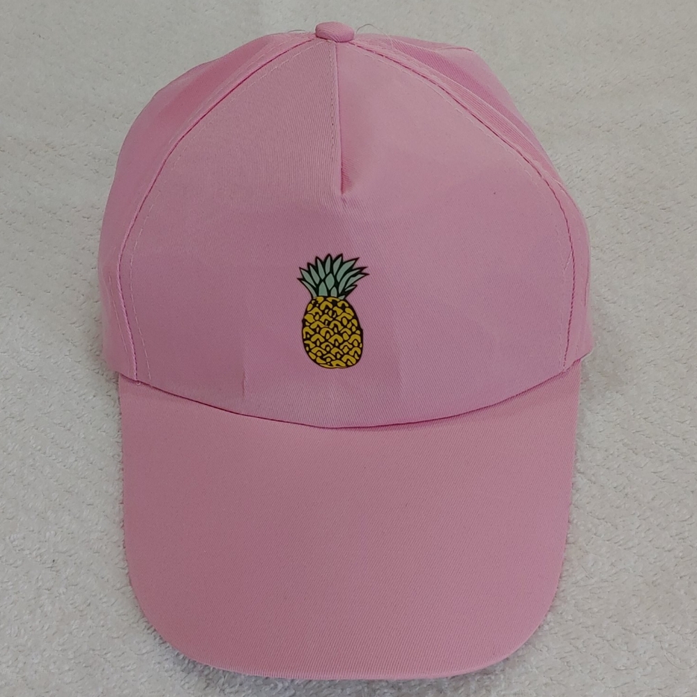 New!!! Adorable Pink Pineapple Baseball Hat!!! - Picture 1 of 4